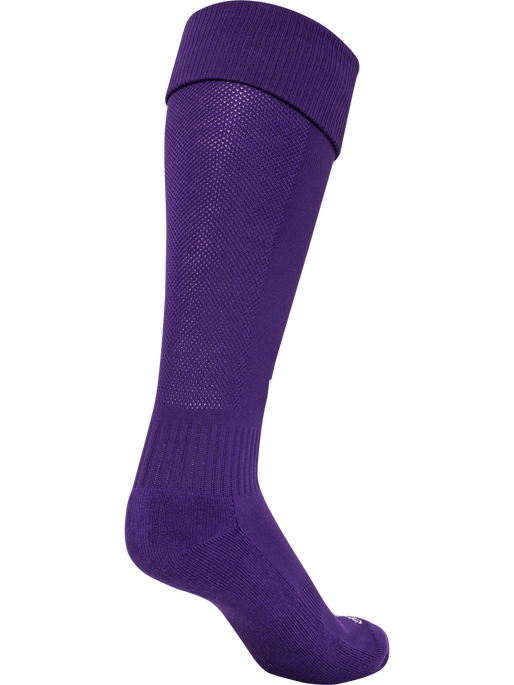 hmlESSENTIAL FOOTBALL SOCKS, ACAI/WHITE, packshot