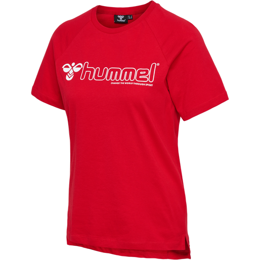 hmlNONI 2.0 T-SHIRT, BARBADOS CHERRY, packshot
