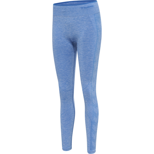 hmlMT UNA SEAMLESS MID WAIST TIGHTS, MARINA MELANGE, packshot