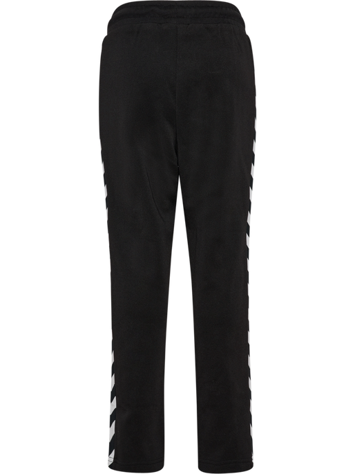 hmlJR ARCHIVE REGULAR POLY PANTS, BLACK, packshot