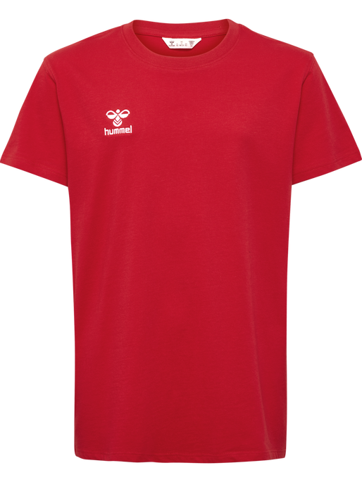 hmlGO 2.0 T-SHIRT S/S KIDS, TRUE RED, packshot