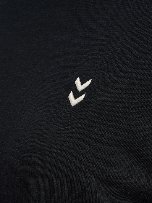 hmlPULSE W SWEAT CREWNECK, BLACK, packshot