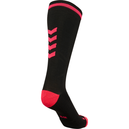 ELITE INDOOR SOCK HIGH, BLACK, packshot