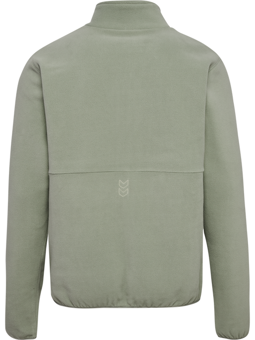 hmlPULSE FLEECE JACKET, SEAGRASS hmlPULSE FLEECE JACKET, SEAGRASS, packshot