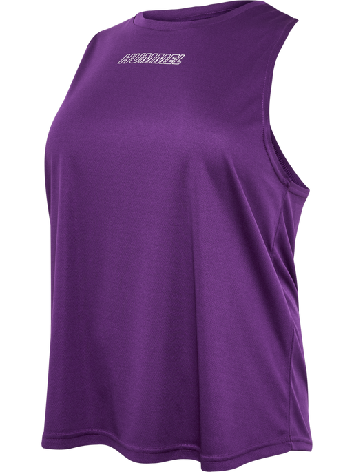 hmlTE CURVY TANKTOP PLUS, IMPERIAL PURPLE, packshot