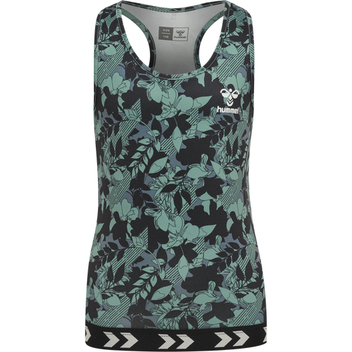 hmlNANNA TOP, MINERAL BLUE, packshot