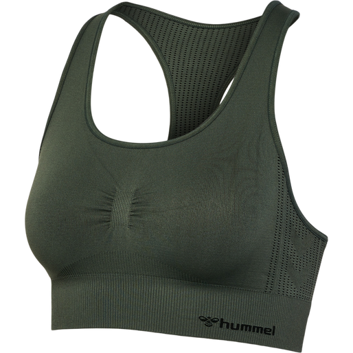 hmlMT SHAPING SEAMLESS SPORTS TOP, CLIMBING IVY, packshot