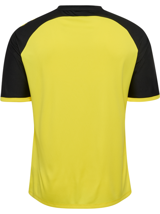 hmlMATCH LEAGUE JERSEY S/S, BLAZING YELLOW/BLACK, packshot