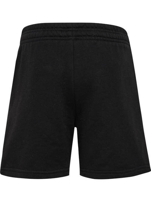 hmlMOVER COTTON BERMUDA SHORTS KIDS, BLACK hmlMOVER COTTON BERMUDA SHORTS KIDS, BLACK, packshot