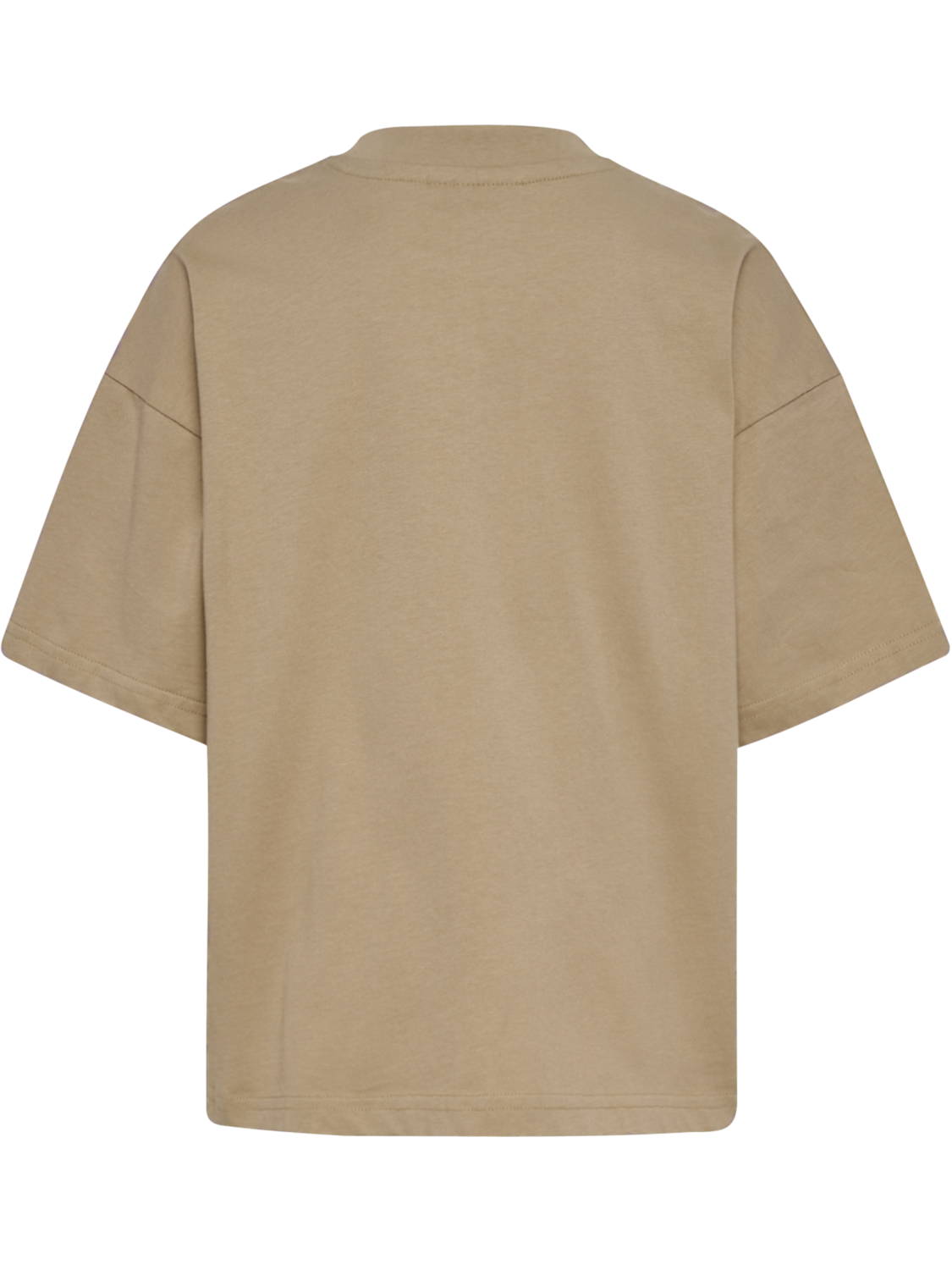 hmlJR SILLY S/S BOXY T-SHIRT SOLID, SILVER MINK, packshot