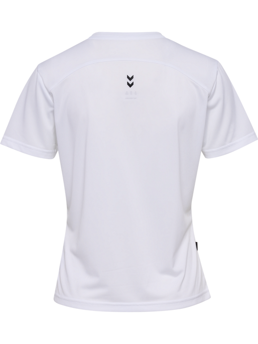 hmlPULSE WORKOUT W T-SHIRT S/S, WHITE, packshot