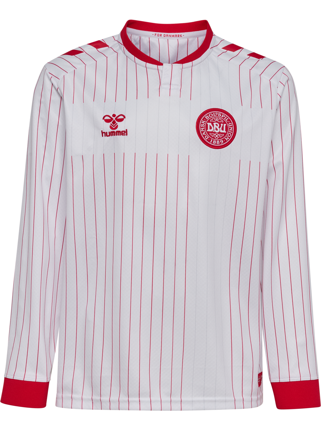 DBU 26 AWAY JERSEY L/S KIDS, WHITE, packshot