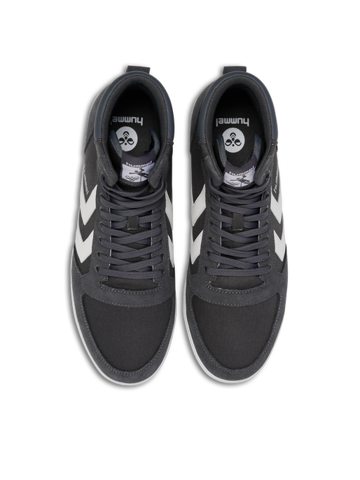 HUMMEL SLIMMER STADIL HIGH, CASTLE ROCK/WHITE KH, packshot