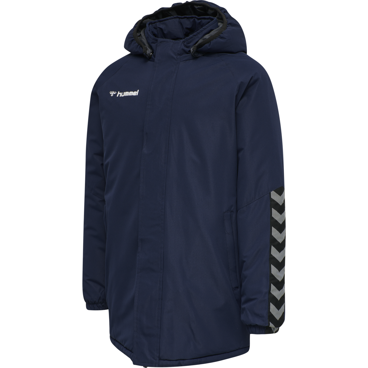 hmlAUTHENTIC KIDS BENCH JACKET, MARINE, packshot