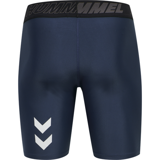 hmlTE TOPAZ 2-PACK TIGHT SHORTS, BLACK/INSIGINA BLUE hmlTE TOPAZ 2-PACK TIGHT SHORTS, BLACK/INSIGINA BLUE, packshot