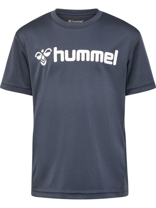 hmlLOGO JERSEY S/S KIDS, OMBRE BLUE, packshot