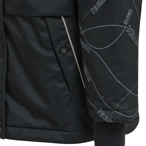 hmlCONQUER XY TEX JACKET, BLACK hmlCONQUER XY TEX JACKET, BLACK, packshot