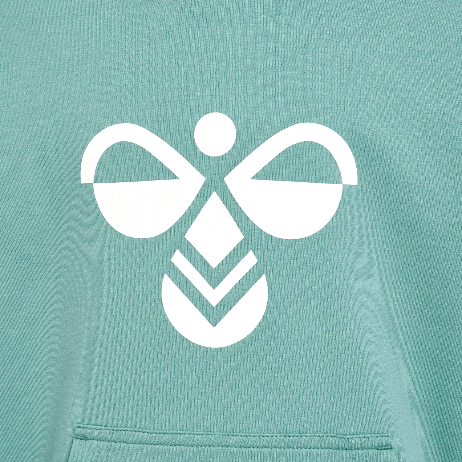 hmlCUATRO HOODIE, MINERAL BLUE, packshot