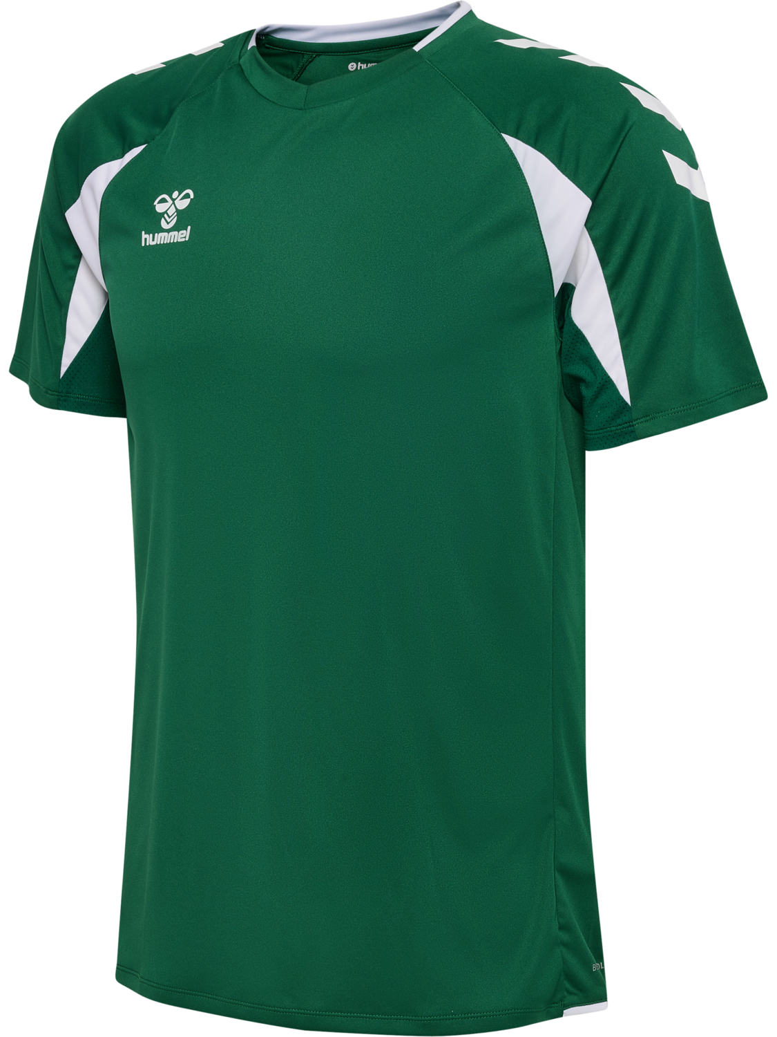 hmlCORE 2.0 JERSEY S/S, EVERGREEN/WHITE, packshot