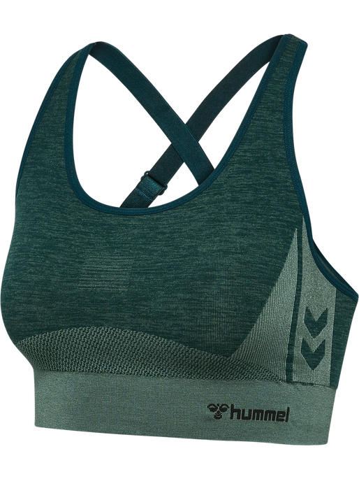 hmlCLEA SEAMLESS  SPORTS TOP, GREEN GABLES/GARDEN TOPIARY ME, packshot