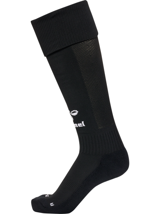 hmlESSENTIAL FOOTBALL SOCKS, BLACK/WHITE, packshot