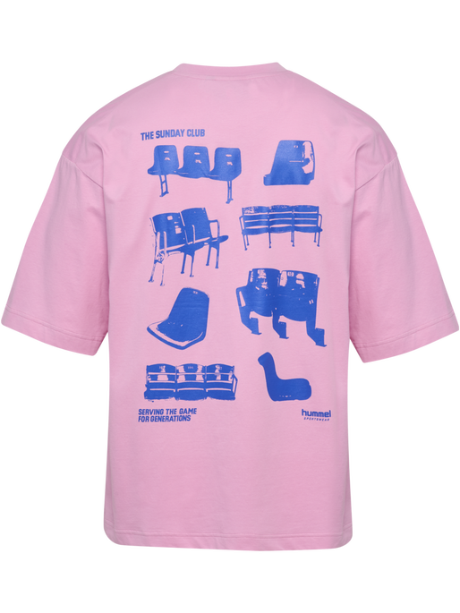 hmlOVERSIZED T-SHIRT S/S SUNDAY, PASTEL LAVENDER, packshot