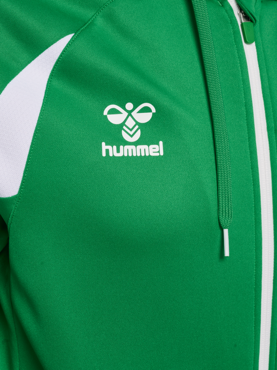 hmlCORE 2.0 ZIP HOODIE, JELLY BEAN/WHITE, packshot