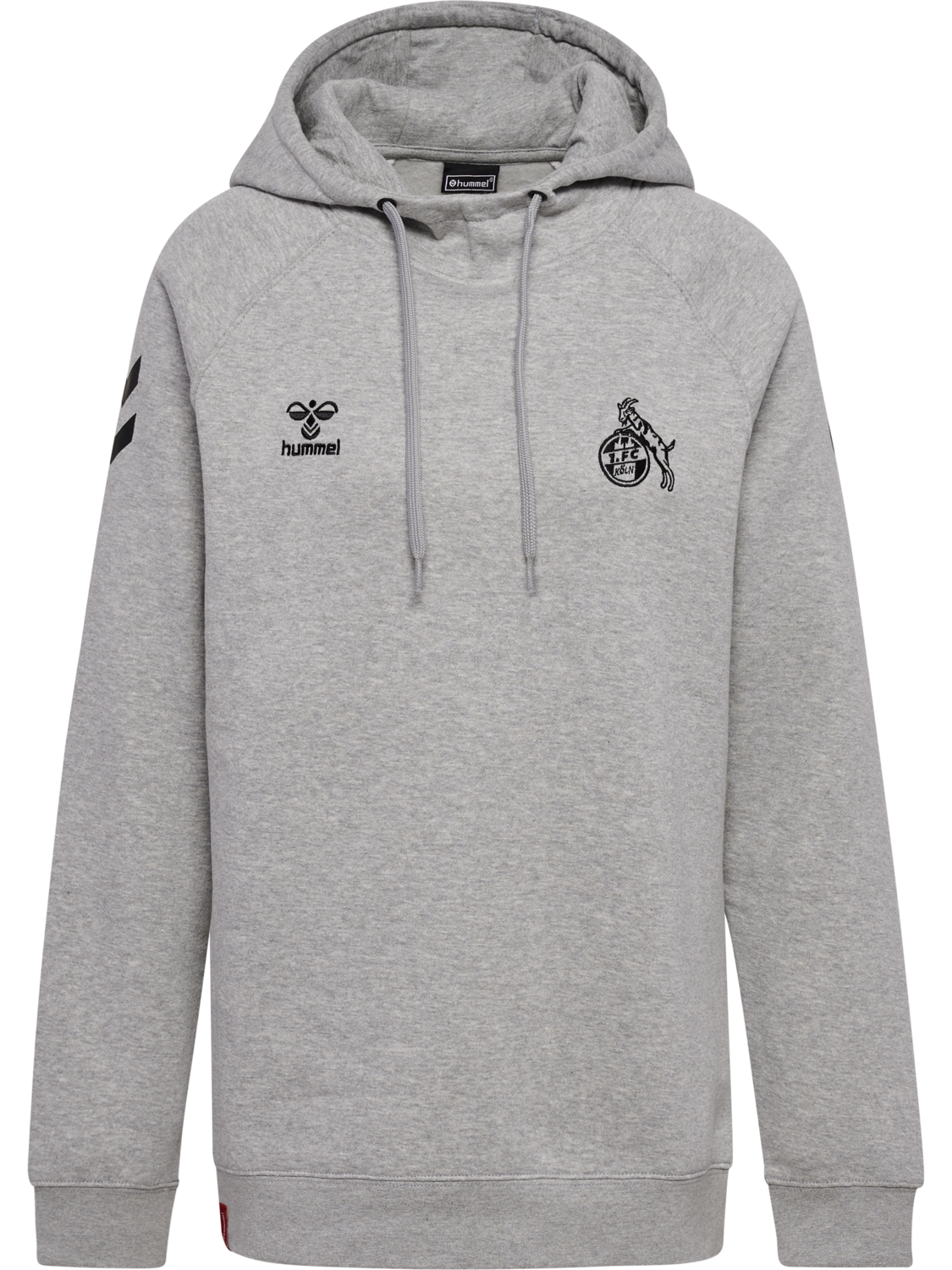 1FCK 23/24 LEBE SWEAT HOODIE WOMAN, LIGHT GREY MELANGE, packshot