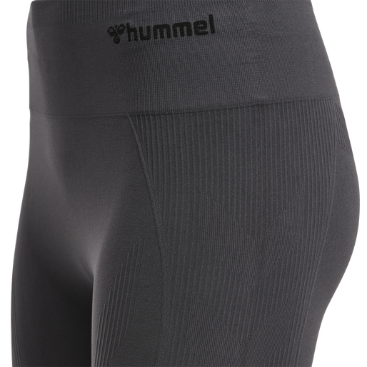 hmlTIF SEAMLESS HIGH WAIST TIGHTS, ASPHALT, packshot