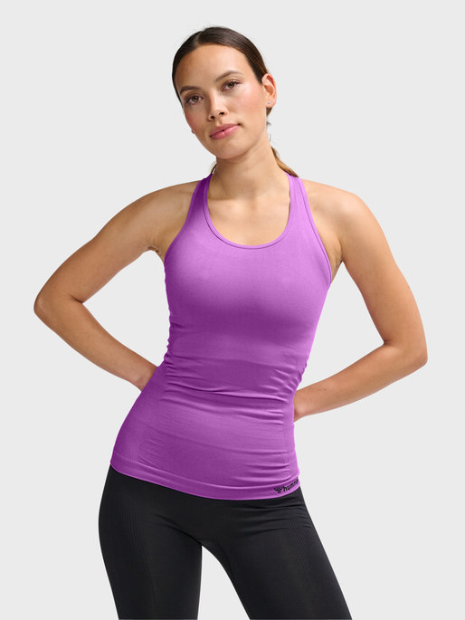 hmlTIF SEAMLESS TOP, DEWBERRY, model