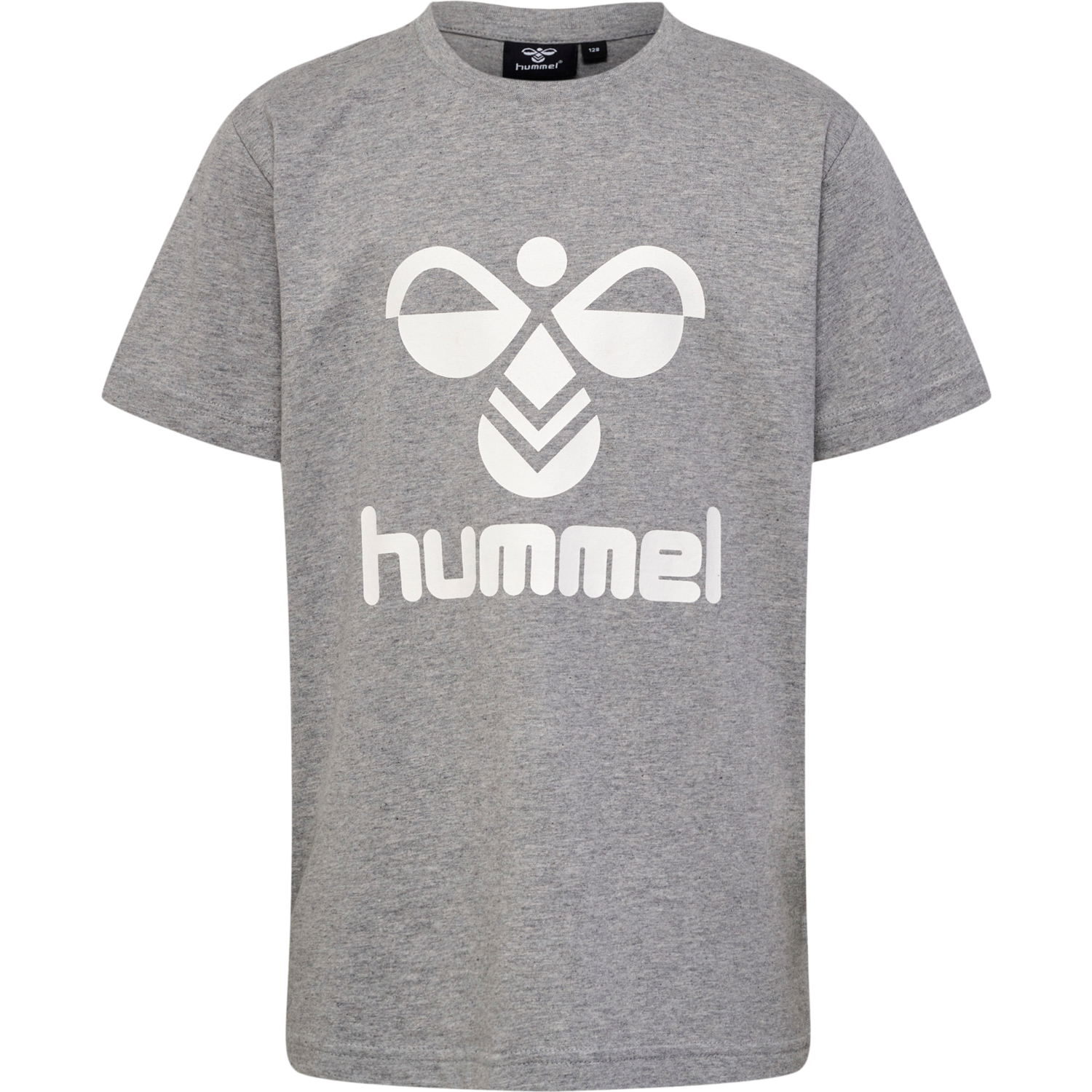 hmlTRES T-SHIRT S/S 2-PK, BLACK IRIS/GREY MELANGE, packshot