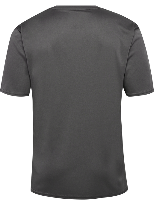 hmlESSENTIAL JERSEY S/S, STEEL GRAY, packshot