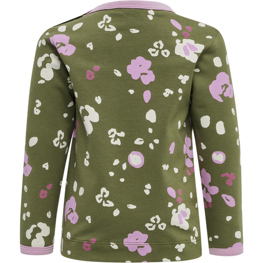 hmlALISA T-SHIRT L/S, CAPULET OLIVE, packshot