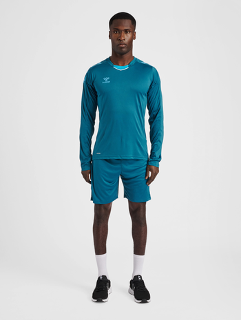 hmlCORE XK POLY JERSEY L/S, BLUE CORAL, model