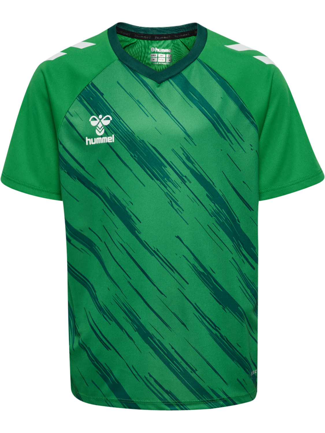 hmlMATCH TRIUMPH JERSEY S/S KIDS, JELLY BEAN/BOTANICAL GARDEN, packshot