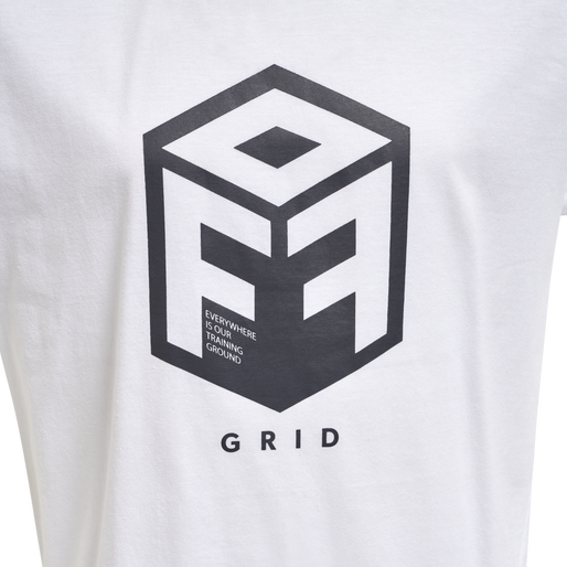 hmlOFFGRID COTTON JERSEY S/S KIDS, WHITE, packshot