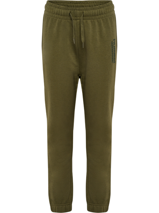 hmlJR BASE REGULAR PANTS, WINTER MOSS, packshot
