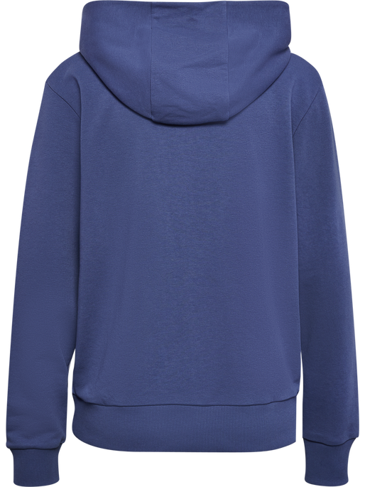 hmlPULSE W SWEAT HOODIE, BLUE INDIGO, packshot