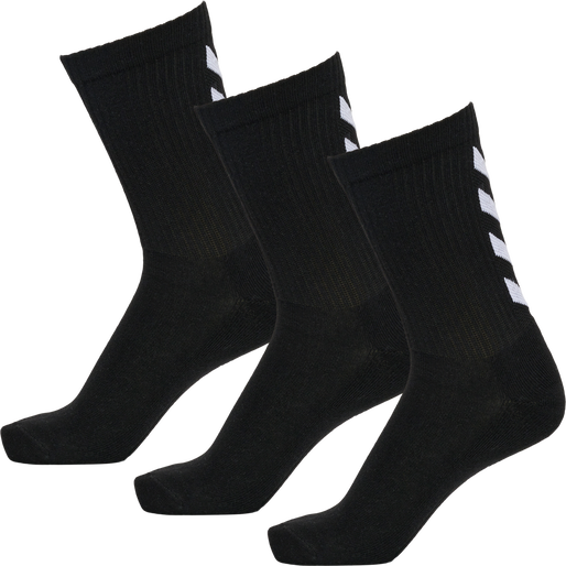FUNDAMENTAL 3-PACK SOCK, BLACK FUNDAMENTAL 3-PACK SOCK, BLACK, packshot