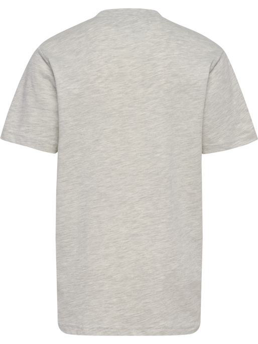 hmlJR REG T-SHIRT S/S RUNNER 2-PACK, LIGHT GREY MELANGE/DRESS BLUES, packshot