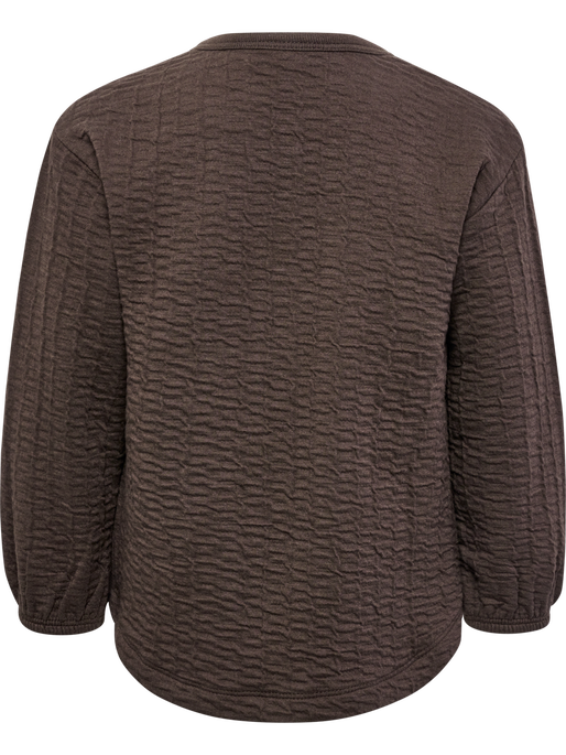 hmlISSA SWEAT JACKET, CHOCOLATE BROWN hmlISSA SWEAT JACKET, CHOCOLATE BROWN, packshot