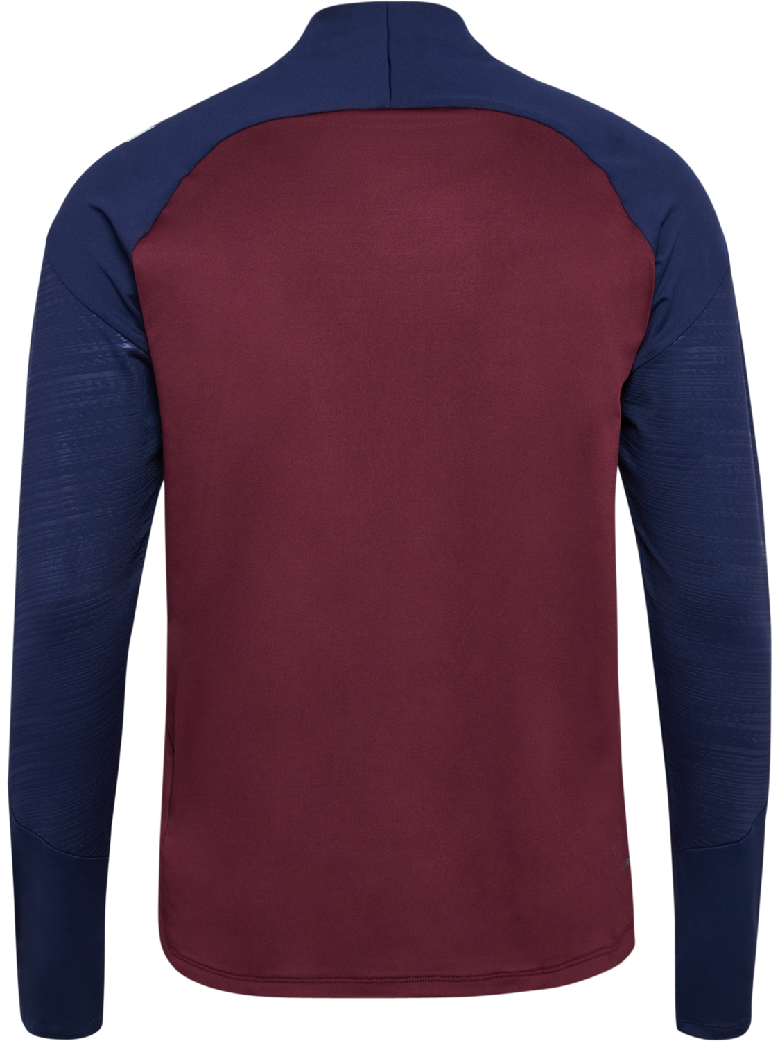 DBU 26 PRO TR HALF ZIP SWEAT, WINDSOR WINE/PEACOAT, packshot