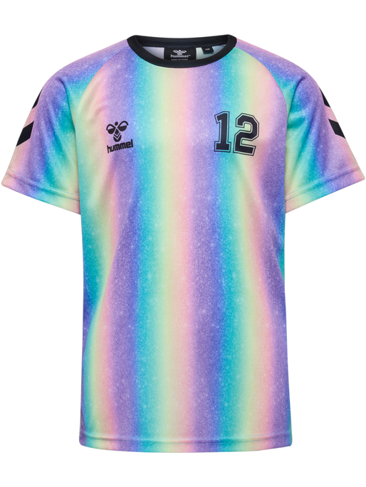 hmlSHIMMER T-SHIRT S/S, PINK-A-BOO, packshot