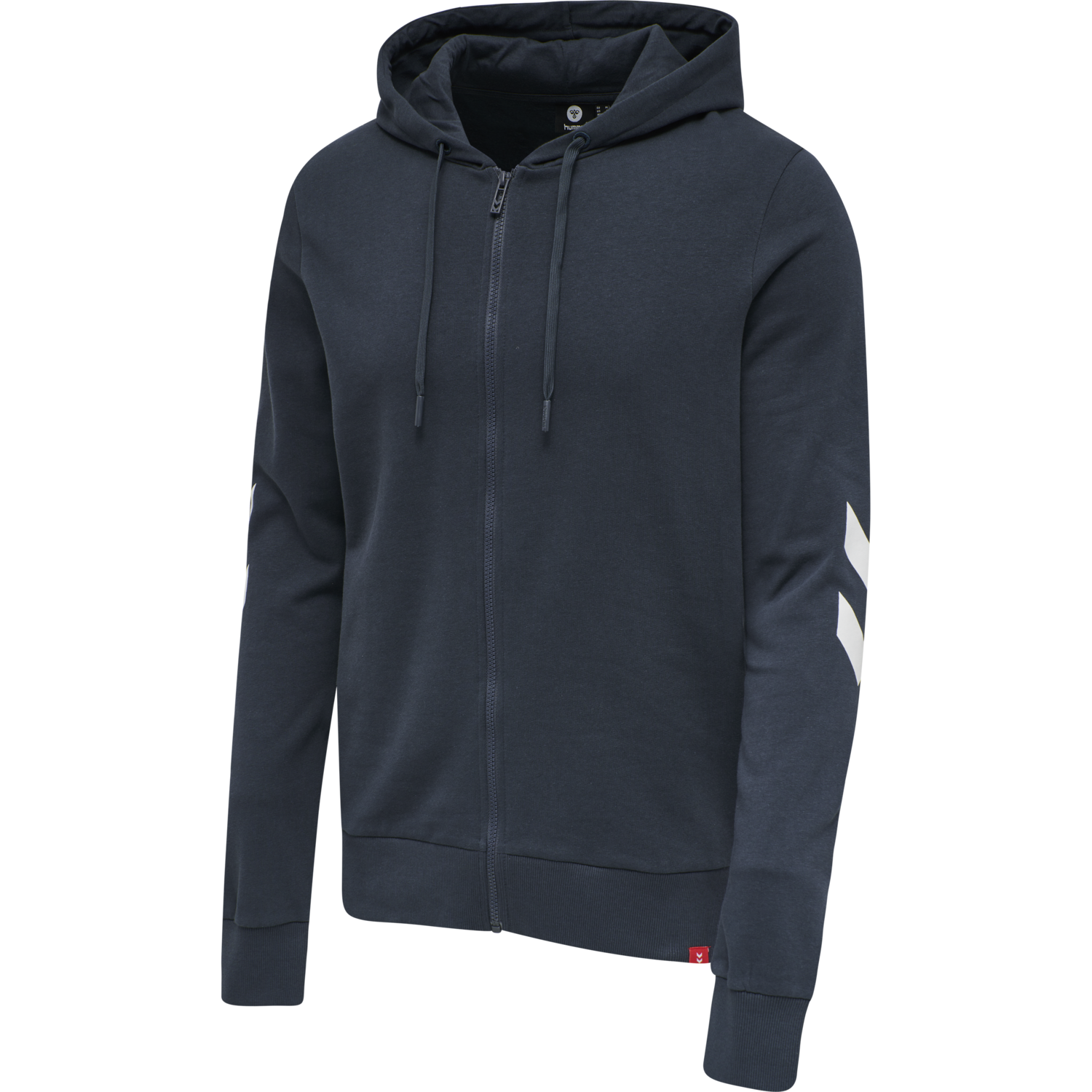 hmlLEGACY ZIP HOODIE PLUS, BLUE NIGHTS, packshot