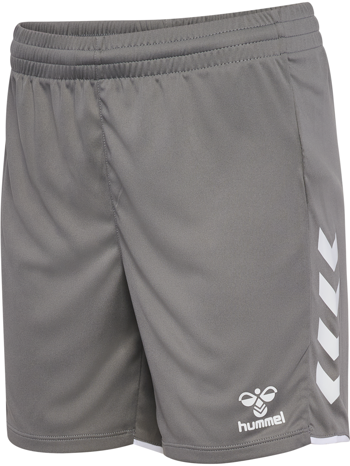 hmlCORE 2.0 SHORTS WOMAN, STEEL GRAY/WHITE, packshot