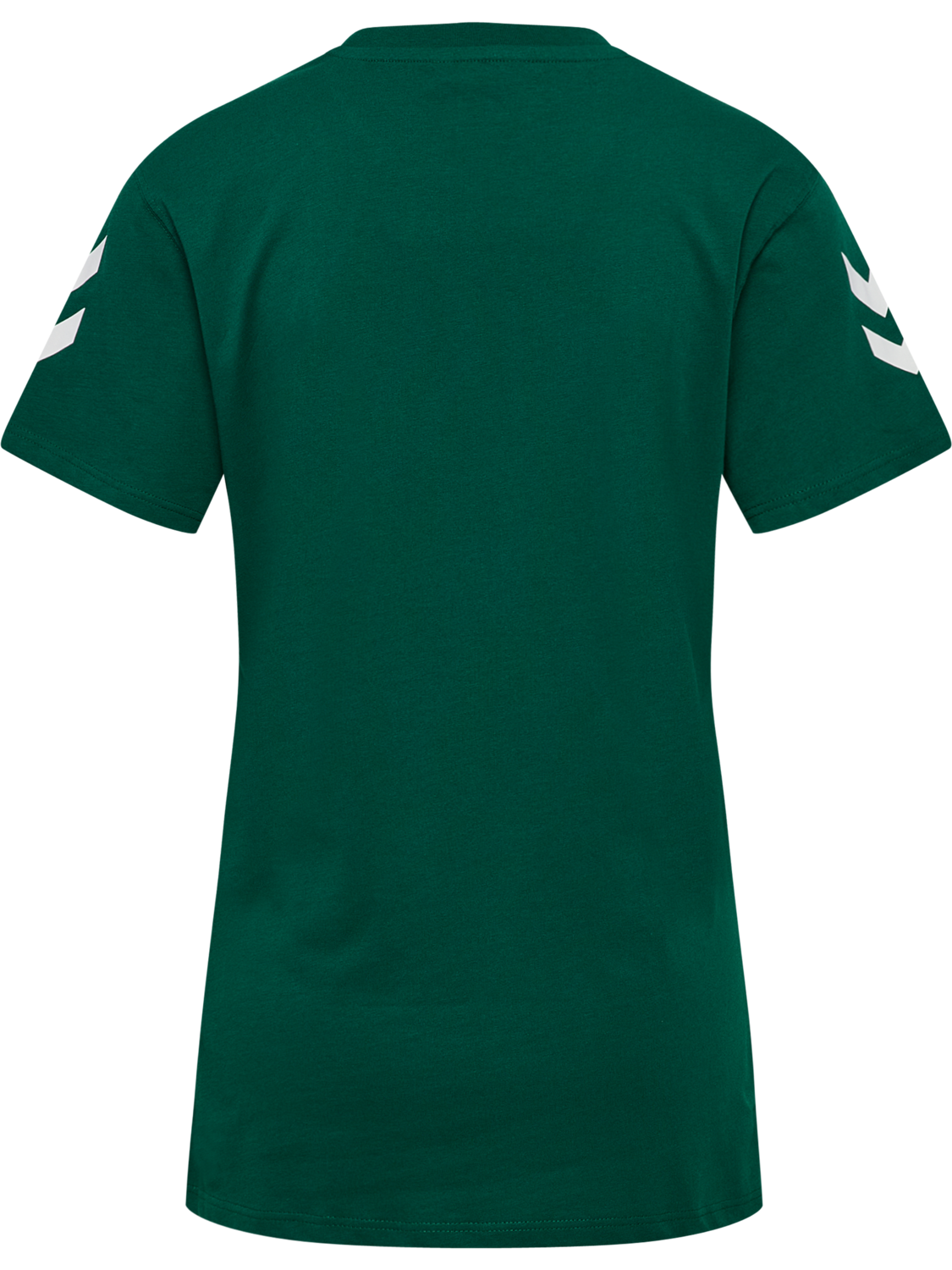 hmlGO 2.0 CHEVRON T-SHIRT S/S WOMAN, EVERGREEN, packshot