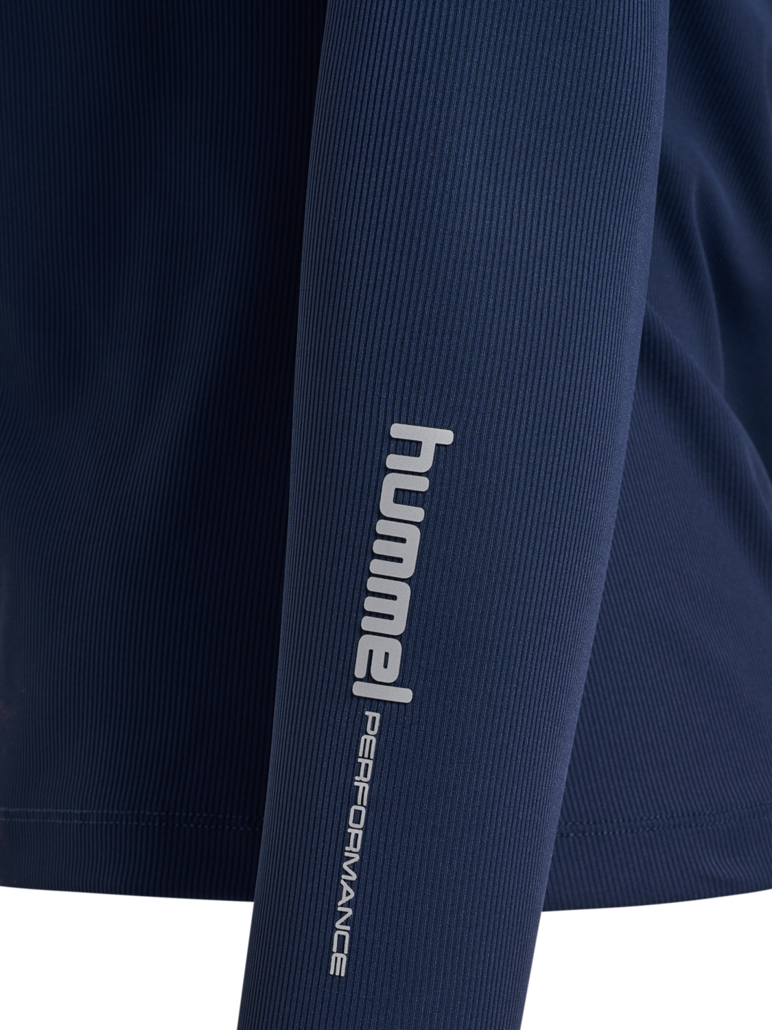 hmlFAST W ZIP TOP L/S, DRESS BLUES, packshot