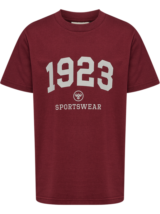 hmlJR GRAPHIC 1923 T-SHIRT S/S, CHOCOLATE TRUFFLE, packshot