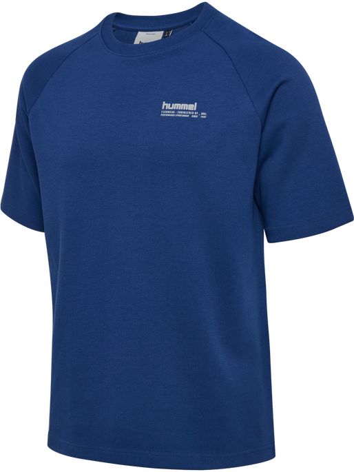 hmlTECH LOOSE T-SHIRT, ESTATE BLUE hmlTECH LOOSE T-SHIRT, ESTATE BLUE, packshot