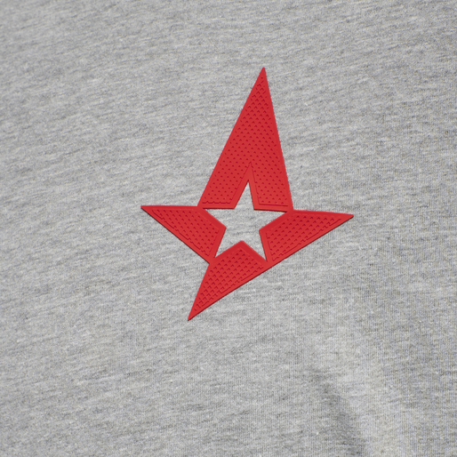 ASTRALIS T-SHIRT L/S, GREY MELANGE, packshot